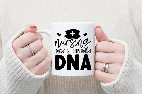 Nursing is in My DNA | Nurse SVG File SVG CraftLabSVG 