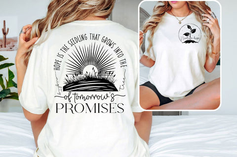 Nurture hope Front and Back SVG T shirt Design SVG Designangry 