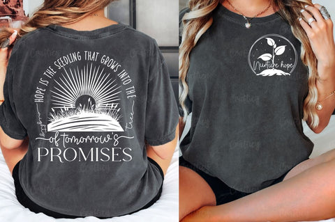 Nurture hope Front and Back SVG T shirt Design SVG Designangry 