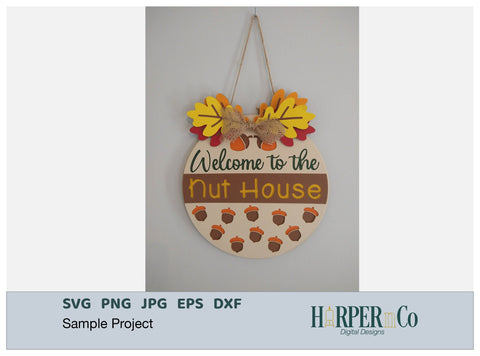 Nut House SVG PNG Cut EPS File SVG HarperNCo 