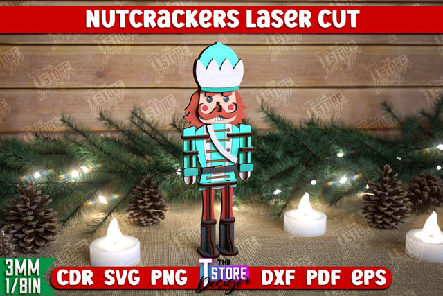Nutcracker | Christmas Decorations | Gift Idea | Decorative Figurine | Table Statuette | CNC File SVG Fly Design 
