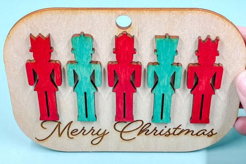 Nutcracker Ornament Laser SVG File SVG Crafting With Brenna 