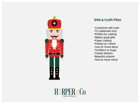 Nutcracker SVG PNG Cut EPS File SVG HarperNCo 