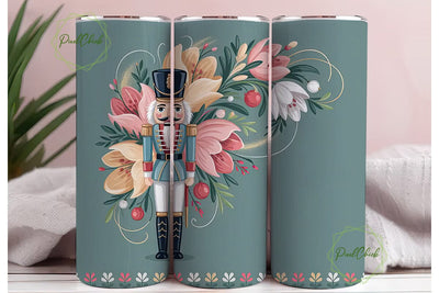 Nutcracker Tumbler Wrap PNG Sublimation PixelChick 