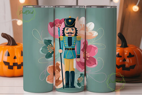 Nutcracker Tumbler Wrap PNG Sublimation PixelChick 