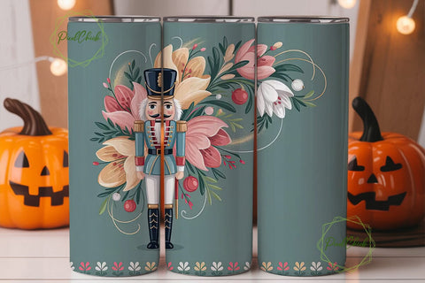Nutcracker Tumbler Wrap PNG Sublimation PixelChick 
