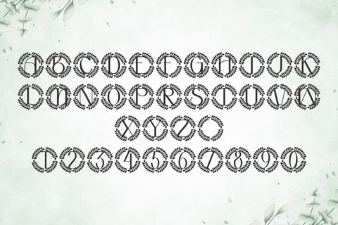 Nuvoria Monogram Font Font Dm Letter Studio 