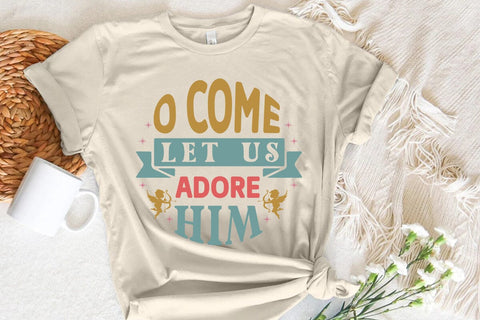 o come let us adore him SVG Angelina750 