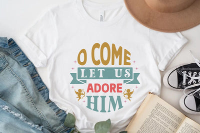 o come let us adore him SVG Angelina750 