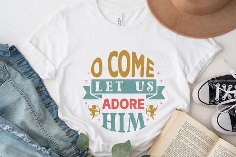 o come let us adore him SVG Angelina750 