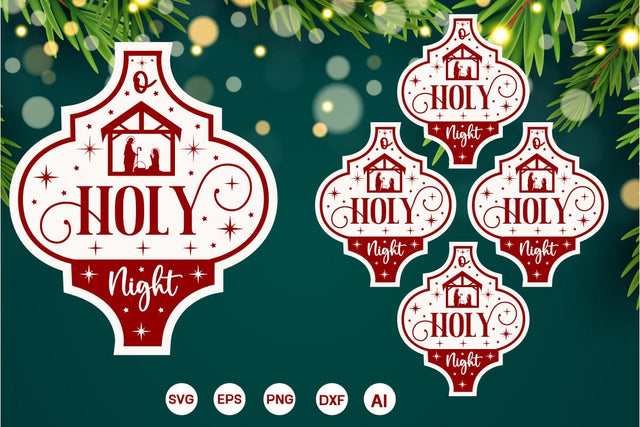 O Holy Night Arabesque SVG Design, Nativity Christmas SVG Design, Arabesque SVG Design, SVGs,Quotes and Sayings,Food & Drink,On Sale, Print & Cut SVG DesignPlante 503 