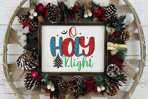 O Holy Night - Christmas Sublimation Design Sublimation CraftLabSVG 