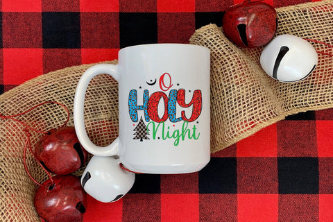 O Holy Night - Christmas Sublimation Design Sublimation CraftLabSVG 