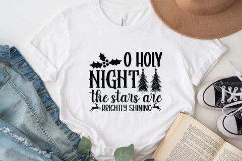 O holy night the stars are brightly shining SVG Angelina750 