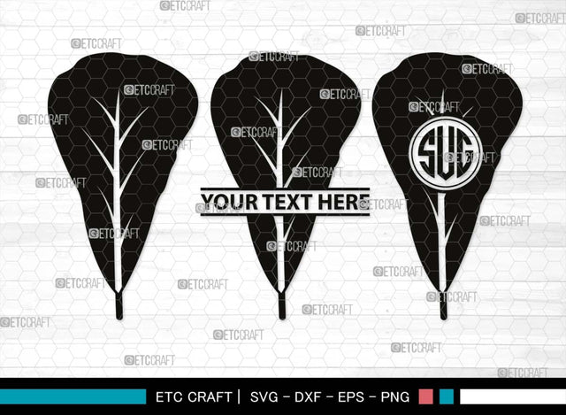 Oak Leaves Monogram, Oak Leaves Silhouette, Oak Leaves SVG, Leaf Svg, Foliage Svg, Autumn Svg, Fall Leaves Svg, SB00515 SVG ETC Craft 