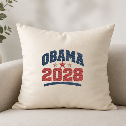 Obama 2028 Embroidery Design – Election Political Machine Embroidery File, Patriotic Stars Design Embroidery/Applique DESIGNS PatternFeed8 
