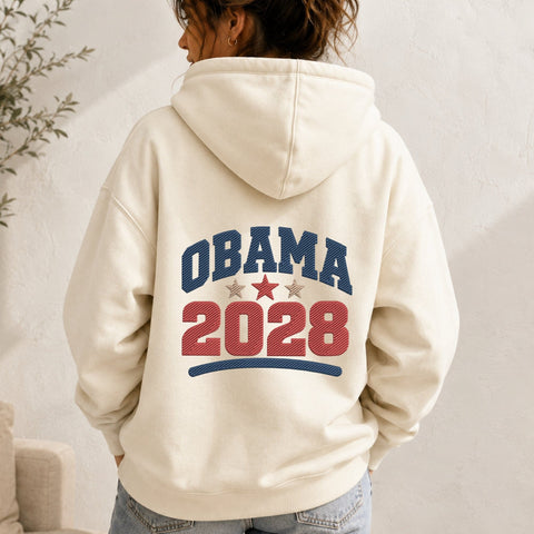 Obama 2028 Embroidery Design – Election Political Machine Embroidery File, Patriotic Stars Design Embroidery/Applique DESIGNS PatternFeed8 