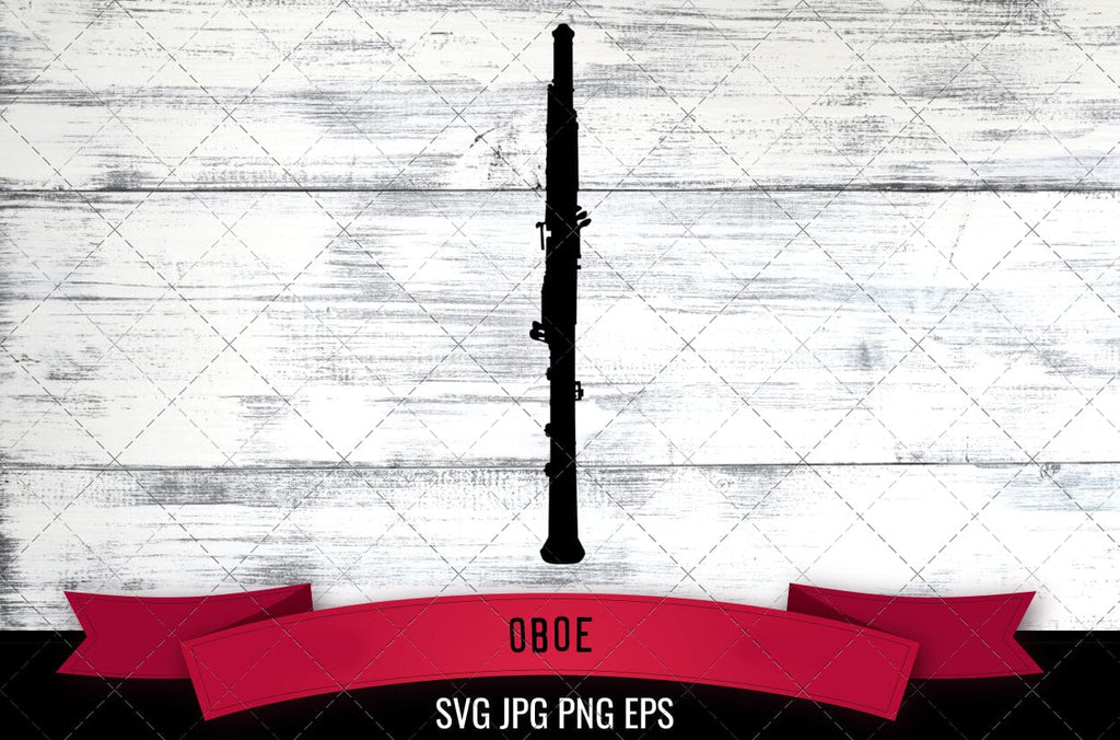 Oboe SVG, Musical Instrument SVG - So Fontsy