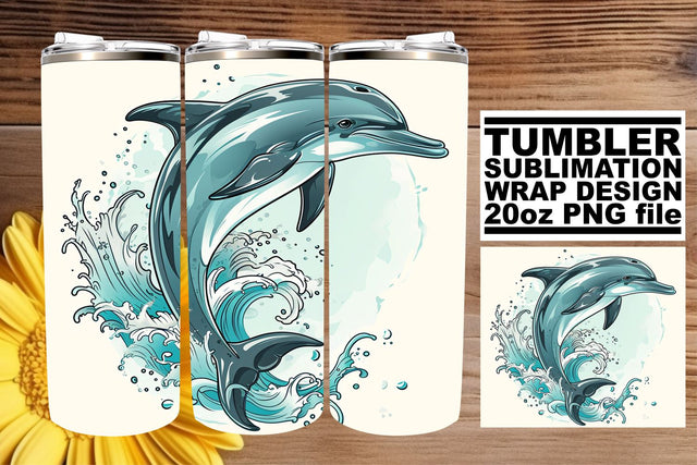 Ocean Adventure Tumbler Design, Summer Sublimation Wrap, 20oz, Coastal Fish Art, Watercolor Sea Creatures Sublimation afrosvg 