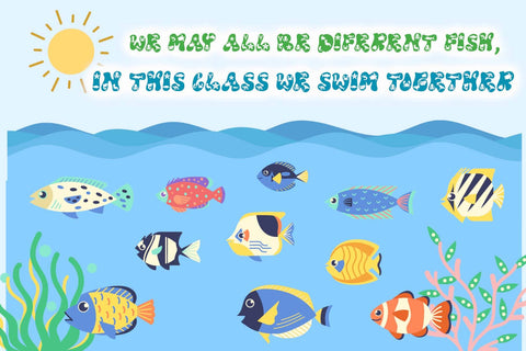 Ocean Animal Font Prasetya Letter 