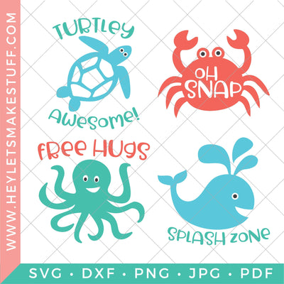 Ocean Bundle SVG Hey Let's Make Stuff 