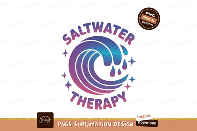 Ocean Wave Therapy Design water saltwater Sublimation Designangry 