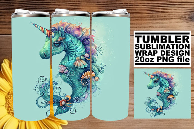 Oceanic Escape Tumbler Wrap, Sublimation Design, 20oz, Vibrant Fish Art, Coastal Watercolor Sublimation afrosvg 