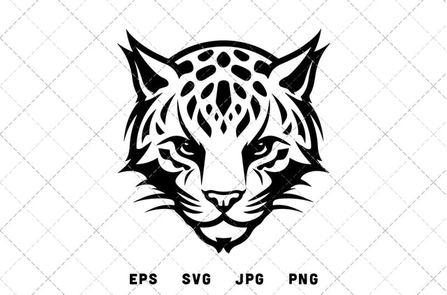 Ocelot Mascot Graphics - JPG, SVG, PNG, EPS - Digital Download with Commercial License for Cricut, Silhouette, Scan N Cut Crafting SVG Loveleen Kaur 