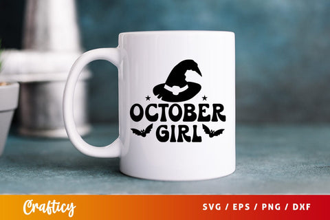 October girl SVG Design SVG Designangry 