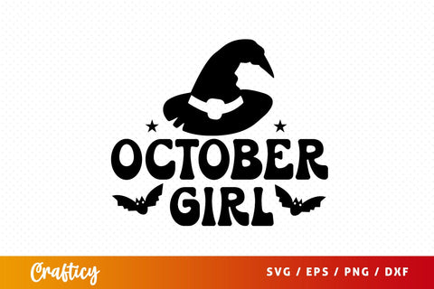 October girl SVG Design SVG Designangry 