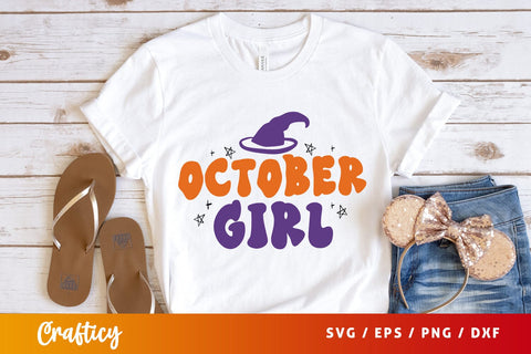 October girl SVG Design SVG Designangry 