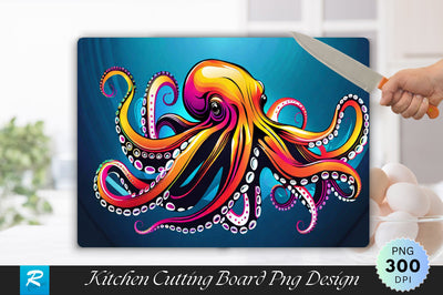 Octopus Cutting Board Sublimation Regulrcrative 