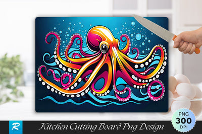Octopus Cutting Board Sublimation Regulrcrative 