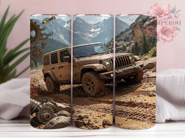 Off Road Adventure 20oz Mudding Tumbler Wrap, 20oz Tumbler Design, Mudding Sublimation PNG, Jeep Life Cup Wrap, Outdoor Sports Tumbler, Trail Riding Mug Sublimation Li Zamperini 