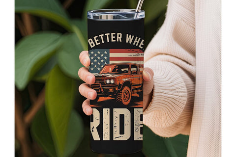 Off-Road Adventure 20oz Tumbler Wrap Sublimation DesignSVG 