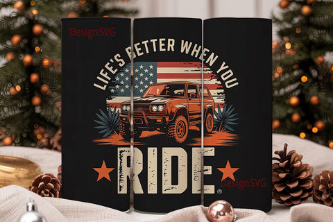Off-Road Adventure 20oz Tumbler Wrap Sublimation DesignSVG 