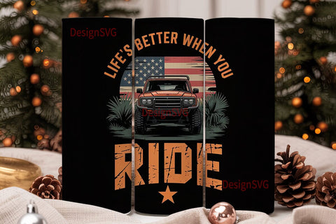 Off-Road Adventure 20oz Tumbler Wrap Sublimation DesignSVG 