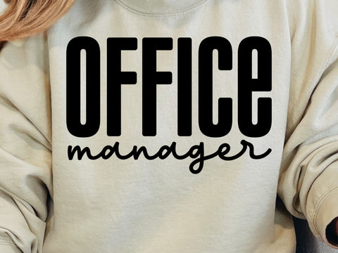 Office Manager SVG, Cricut Files SVG DesignDestine 