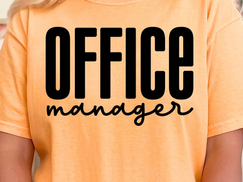 Office Manager SVG, Cricut Files SVG DesignDestine 