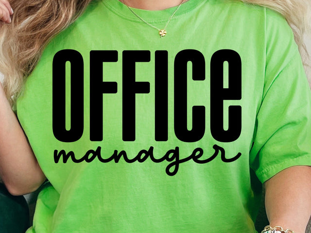 Office Manager SVG, Cricut Files SVG DesignDestine 