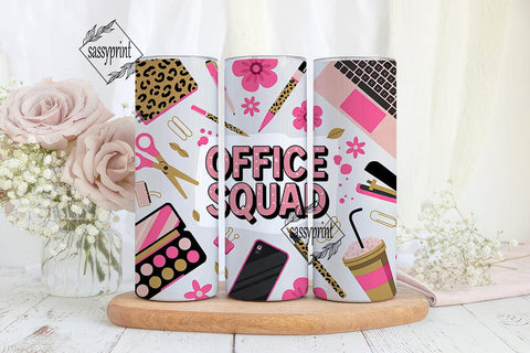 Office Squad 20oz Tumbler Wrap Sublimation sassyprint 