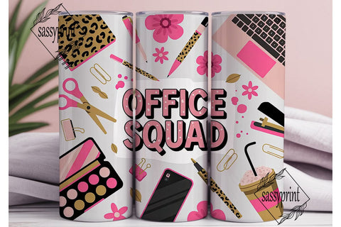 Office Squad 20oz Tumbler Wrap Sublimation sassyprint 