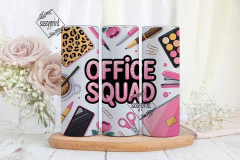 Office Squad 20oz Tumbler Wrap Sublimation sassyprint 