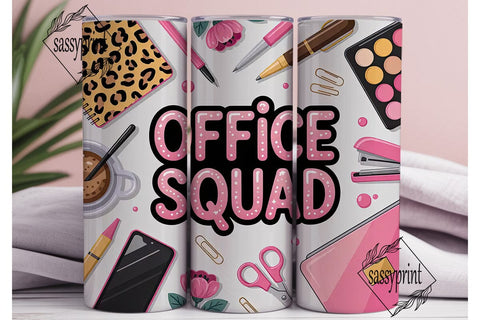 Office Squad 20oz Tumbler Wrap Sublimation sassyprint 