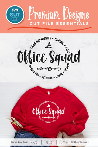 Office Squad svg - an office team staff svg for crafters SVG SVG Cut File 