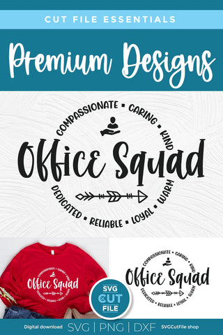 Office Squad svg - an office team staff svg for crafters SVG SVG Cut File 