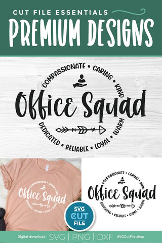 Office Squad svg - an office team staff svg for crafters SVG SVG Cut File 