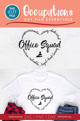 Office Squad svg - an office team staff svg for crafters SVG SVG Cut File 