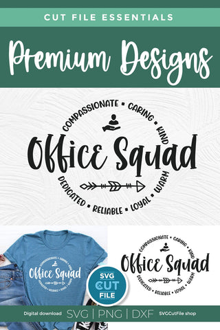 Office Squad svg - an office team staff svg for crafters SVG SVG Cut File 
