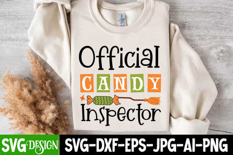 Official Candy Inspector Svg Design,Halloween Svg Design,Halloween SVG Quotes,Halloween PNG, Halloween SVG SVG BlackCatsMedia 